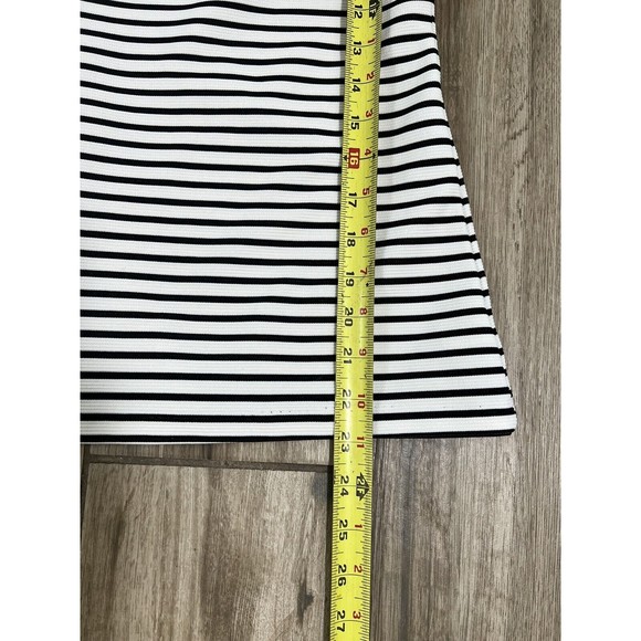 Halogen Black and White Striped Blouse EUC - Picture 9 of 15